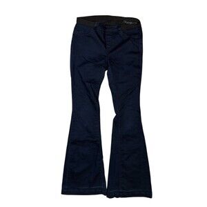 Blank NYC Pull On Flare Jegging Jeans Women's Size 27 Dark Wash Denim 02U-7283